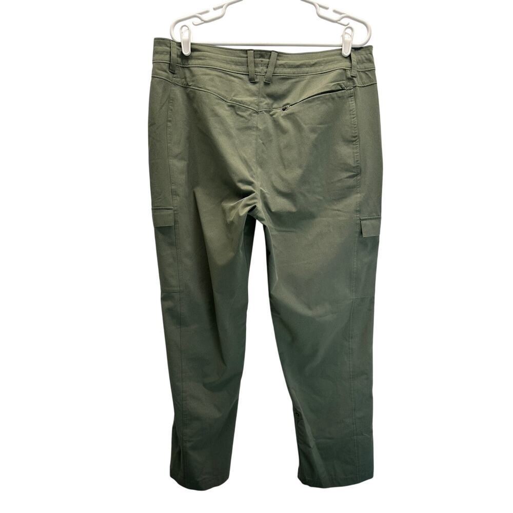 L.L. Bean Women's Mountainside Pants Olive Green Size 16 Convertible Hiking - Picture 2 of 11